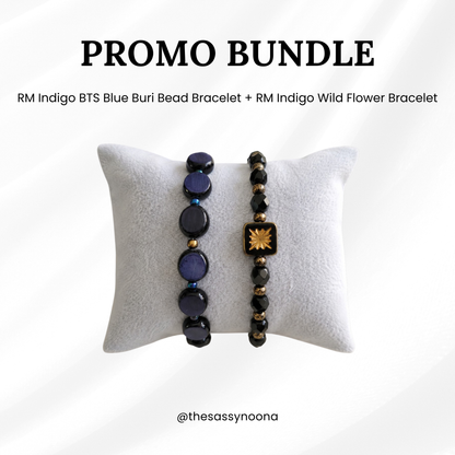 RM Indigo Bracelet Bundle – Blue Buri & Wild Flower Bracelets