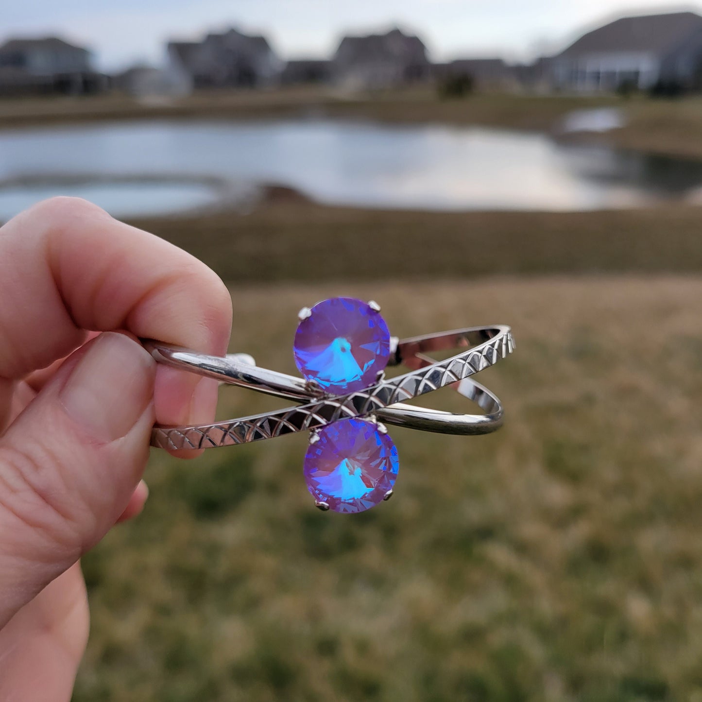 My Universe Collab Inspired BTS Bracelet Silver Bracelet Gift For Her Handmade Jewelry BTS Jewelry Kpop Adjustable Bracelet Purple Bracelet