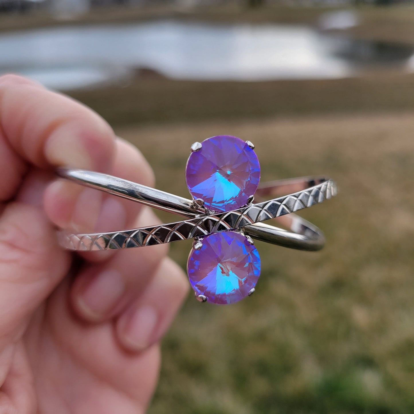 My Universe Collab Inspired BTS Bracelet Silver Bracelet Gift For Her Handmade Jewelry BTS Jewelry Kpop Adjustable Bracelet Purple Bracelet
