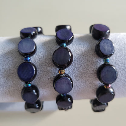 RM Indigo BTS Blue Buri Bead Bracelet K-Pop Gift