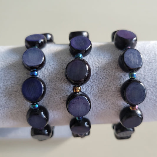 RM Indigo BTS Blue Buri Bead Bracelet K-Pop Gift