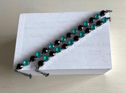 J-hope Jack In The Box BTS Gunmetal Charm Bracelet K-Pop Gift