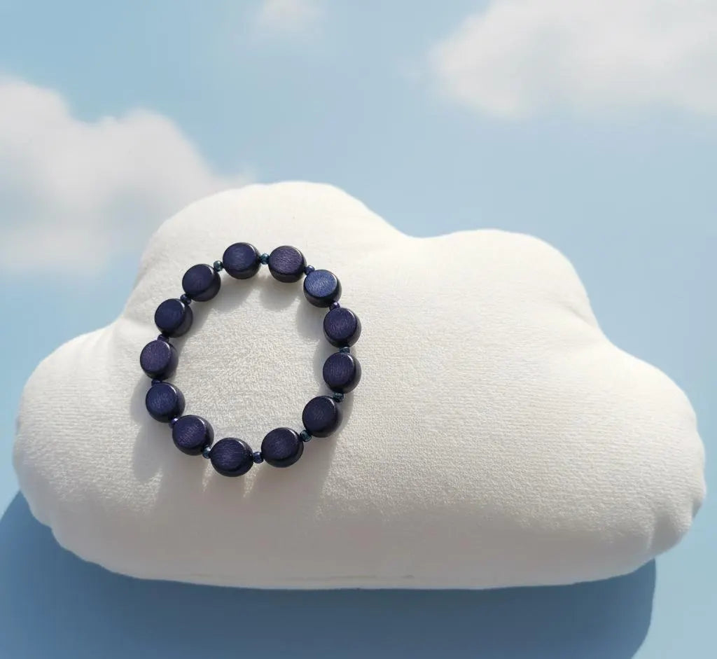 RM Indigo BTS Blue Buri Bead Bracelet K-Pop Gift