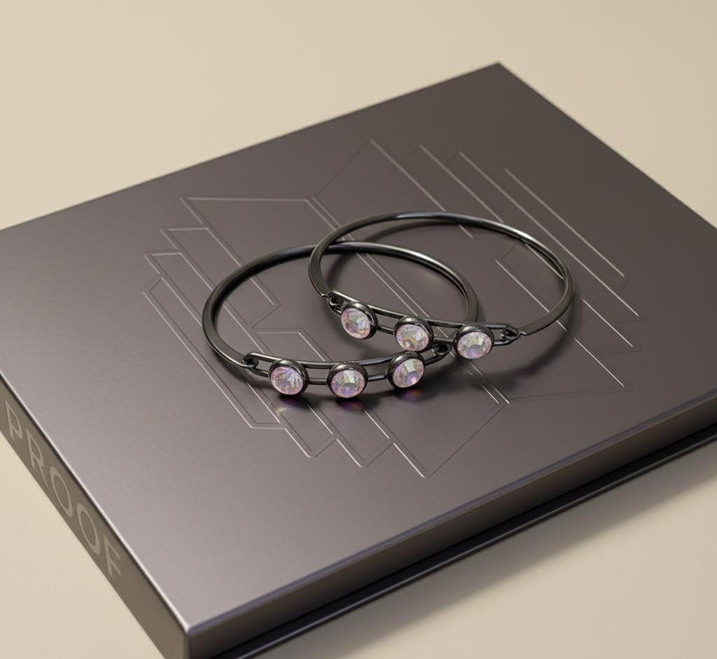 BTS Proof Anthology Crystal Bangle Bracelet K-Pop Gift