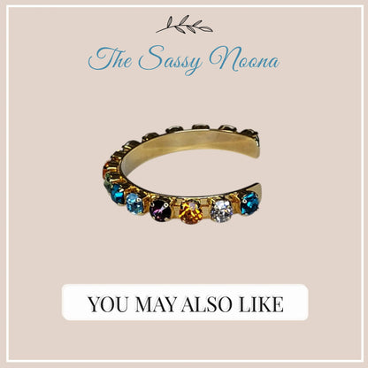Permission to Dance BTS Crystal Silver Cuff Bracelet K-Pop Gift