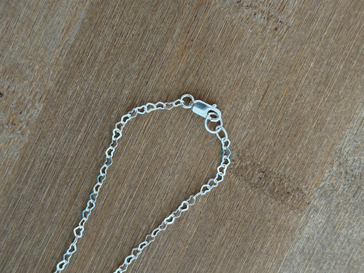 Amethyst Heart Chain Necklace | Sterling Silver, Sophie Baek Inspired, BTS ARMY (Made-to-Order)
