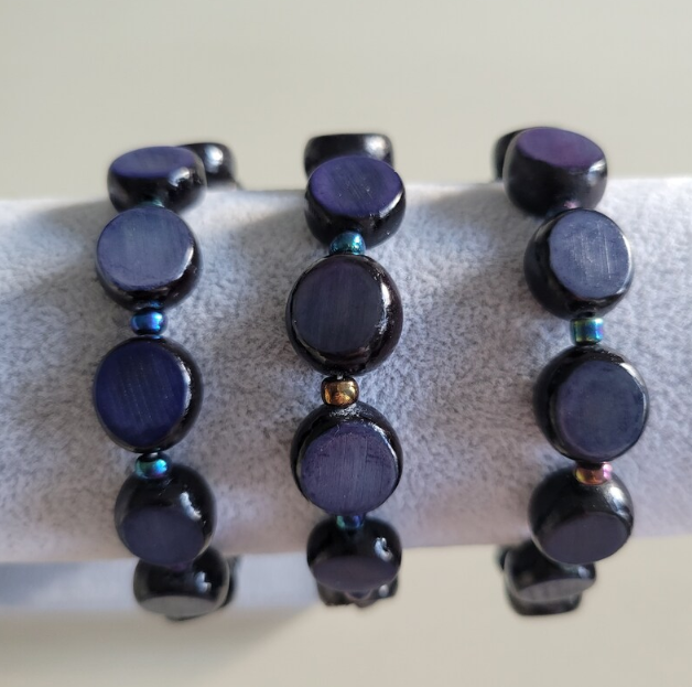 RM Indigo Bracelet Bundle – Blue Buri & Wild Flower Bracelets