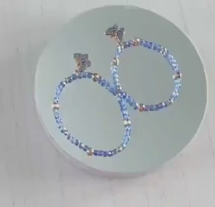 Butterfly HYYH BTS Blue Crystal Bracelet Gold Charm K-Pop Gift